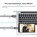 3pcs 1.8m Micro USB Cables Nylon Braided 2A Fast Charging Data Sync Cable A