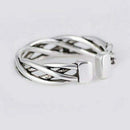 Elegant Knitting Twist Open Rings Wedding Jewelry For Women-It Can Be adjus