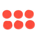 6Pcs Joystick Caps Thumb Grips Cover for Sony PS  PSV1000 2000 Red