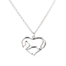 Fashion Jewelry Animal Horse Zinc Alloy Chain Pendant Necklace for Men Wo JR