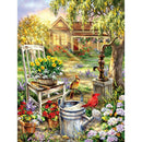 5D DIY Full Drill Diamond Painting Sunshine Garden Cross Stitch Embroidery