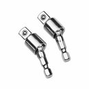 2 Sets Universal Joint Set Ratchet Angle Extension Bar Socket Adapter 360  GXV