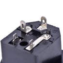 AC-03 Power Socket 10A 250VAC With Safety Fuse Holder Triangle Socket Connector-