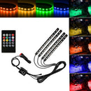 4X 12Led Car Charge Interior Accessories Floor Decorative Atmosphere Lamp Lig OZ