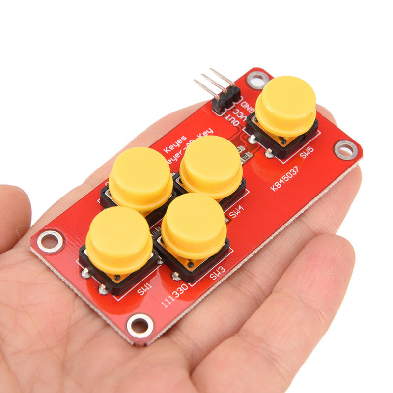 Analog Button for Arduino  Keyboard Electronic Block Simulate Five Key Mod Ew