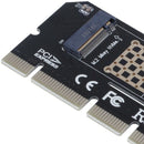 M.2 NVMe SSD NGFF to PCIE 3.0 X16 Adapter M Key Interface Card Suppor PCI