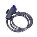 Anti-Theft Bike Lock Stainless Steel Cable For Bike Security Lock With 2 KeyJA&j