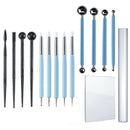 15 Pieces Carving Modeling Tool Set Including Ball Stylus Clay Sculpting To