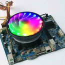 Wanjiafeng CPU Cooling Fan RGB Lighting 4 Pin Desktop Air Cooler Radiator A