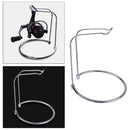 Stable Fishing Reel Display Stand Stainless Steel Rack 15x18cm Bracket