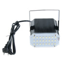 Sound Activated Flash Speed Control Party Stage Strobe White Light 24 LEDs