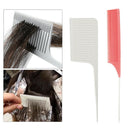 2 Pieces ABS Heat-resistant Fine Weaving Highlighting Foiling Hair Comb Tool