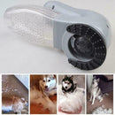 Electric Pet Hair Remover Brush Grooming Comb Cat Dog Fur Shedding Vacuum C K1B0