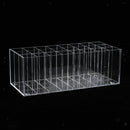 24 Space Lipstick Holder, Clear Acrylic Lip Gloss Lipstick Case Display Stand
