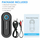 Bluetooth Audio Transmitter Wireless Stereo Music Adapter USB For TV PC Speaker