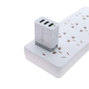 QC3.0 Quick Charging 3 USB Port 9/12V 2.A US Plug Smart Phone Charger Hub