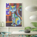 5D DIY Special Shaped Diamond Painting Cat Cross Stitch Mosaic Craft Kits