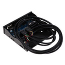 Motherboard 9 Pin to 2 Port USB2.0 Audio Front Panel Expansion Bracket Cable