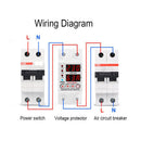 SVP-918 Adjustable Self-recovery Over Under Voltage Circuit Protector (63A) A