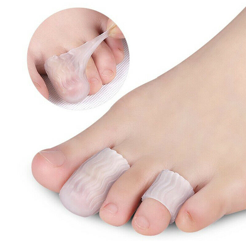 1Pair Silicone Finger Toe Protector Separator Foot Remover Pain Relief Care T Gw