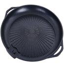 Round Stone Coated Baking Pan Bbq Grill Plate for Smokeless Nonstick Barbec