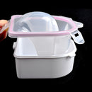 Finger Nail Manicure Soak Bowl Art Tips Soaker Treatment Remover Spa Wash Tool
