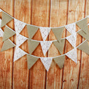 12 Flags Flowers Shell Lace Party Wedding Pennant Bunting Banner Decor