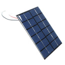 Portable 2W 6V 330mA Polysilicon Solar Power Panel DIY Kit Battery Panel