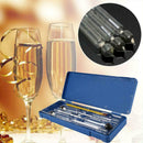 3pcs Hydrometer Accurate Alcohol Meter Tester+Thermometer D5N1 BLUE Set, Ga Y0P9