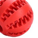 2Pcs Rubber Dog Ball Toys for Pet Tooth Cleaning/Chewing/Playing,IQ Treat Ball