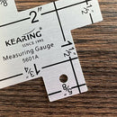2inch Metal Hemline Seam Measuring Gauge Tool Sewing Garment Craft Ruler DIY