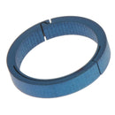 Titanium Circle Spring Keychain Buckle Clip Round Hook Key Chain 18mm Blue
