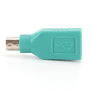 1PCS USB Female in to Male Adapter Converter for PS1 Computer Keyboard Mouse â„–[