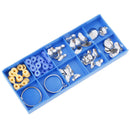 1Set Dental Orthodontic Sectional Contoured Matrice Matrix Ring Dental WedgeTool