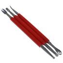 3PCS Leather Craft Modelling Splicing Embossing Spoon Carving Tool Stylus KitFT