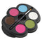 Professional 6 Color Face Paint Palette Brush Kit Halloween Make Up Kids Fun