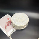New White Round Rattan Bags For Women Boho Beach Crossbody Bag Straw Handma