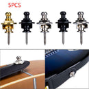 Replacement Metal Electric Acoustic Guitar Bass Strap Belt Locks Button Locking