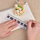 Creative Piano Keyboard Ruler 15cm 6in Musical  Black and White Plasticly