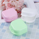Denture bath case container false teeth dental tooth storage boxrinsingbasketHP