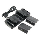 Dual USB Charging Base Station Charger Dock with Battery for XBOX ONE Controller