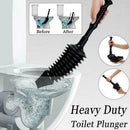 Flexible Powerful Unclog Toilet Plunger Bathroom Drain Clean Pressure High E2Y6