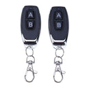 2 Relay Wireless Remote Control Switch+2pcs Two Keys Remote Controls(12V)