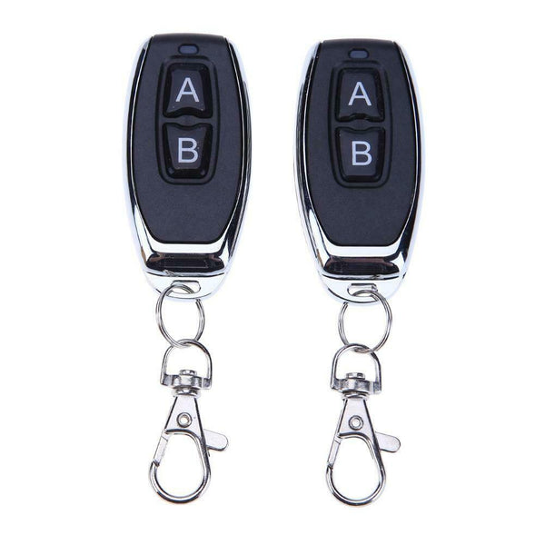 2 Relay Wireless Remote Control Switch+2pcs Two Keys Remote Controls(12V)