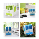 Mini USB Portable Fan Cooling Desktop Air Conditioner Office Home Purple
