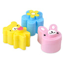 3pcs Sandwich Cutter Rabbit Bear Flower Mould Bento Crust Bread Cake Toast Mold