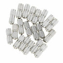 20 pcs Metal Screw Barrel Clasps Connector Beads For Jewelry Making U5Q4