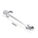 stainless steel cartoon dog spoon dessert long handle coffee spoon tea spoon BX