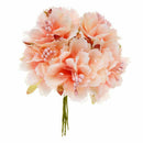 6pcs 4cm Artificial carnation flowers Stamen silk flower bouquet for weddin