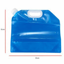 Foldable water can 5 liter blue F1B5